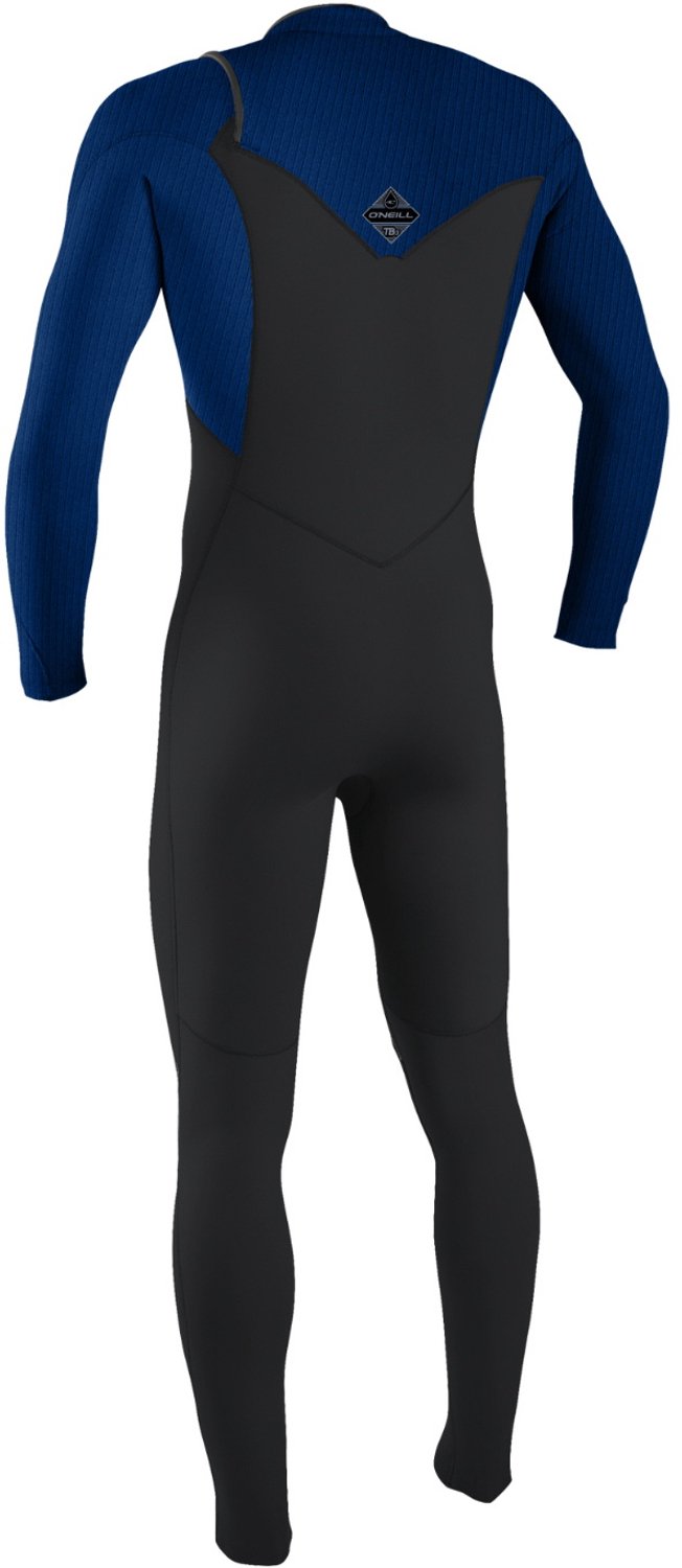 2026 O'Neill Heren Hyperfreak+ 4/3mm Borst Ritssluiting Wetsuit -