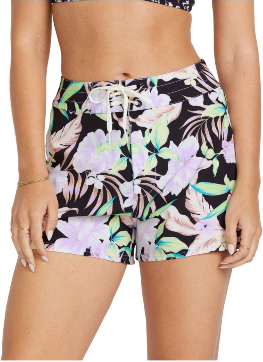 2025 Billabong Dames Schaduw Tropic 2″ Boardshort Multi Zwart