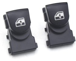 LYWS001X2 Knop voor elektrische raamschakelaar 2PCS 735360605 735360604 compatibel met Ypsilon 2003 2004 2005 2006 2007 2008 2009 2010 2011
