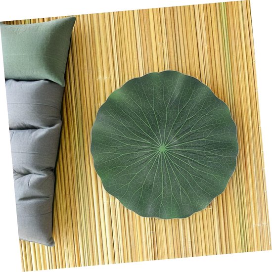 3stuks Artificial Lotus Leaves Drijvende Decoratie Voor Vijver Aquarium Van Realistische Bladeren Voor Natuurlijke Tuin Thuisomgeving Decoratie — afbeelding 4