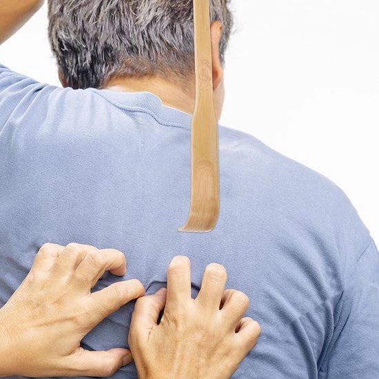 2 Stuks Duurzame Bamboe Back Scratcher met Lange Handgreep Handmatig Krabben voor Rug Lichaam Comfortabele Zelfmassage voor Volwassenen Ouderen voor Thuis Onderweg — afbeelding 4
