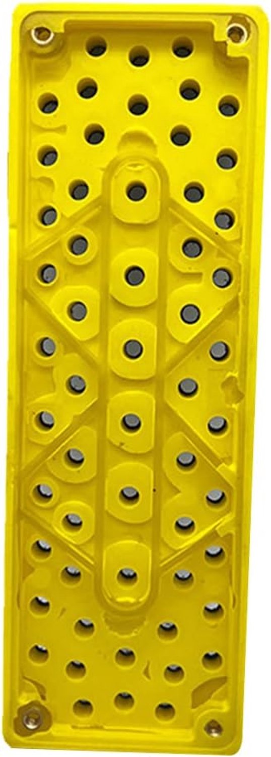 1 Stuk Rechthoekig Slijpen Kaart Chassis Pneumatische Droog Slijpen Schijfmachine Accessoires Geel