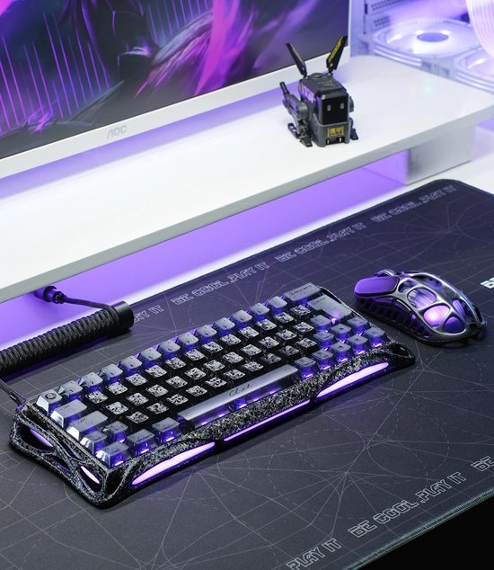 Gaming Toetsenbord met Hall Effect en 8K Responsiviteit - Cyber Frost Black, German QWERTZ, Perfect voor Gamers — afbeelding 3
