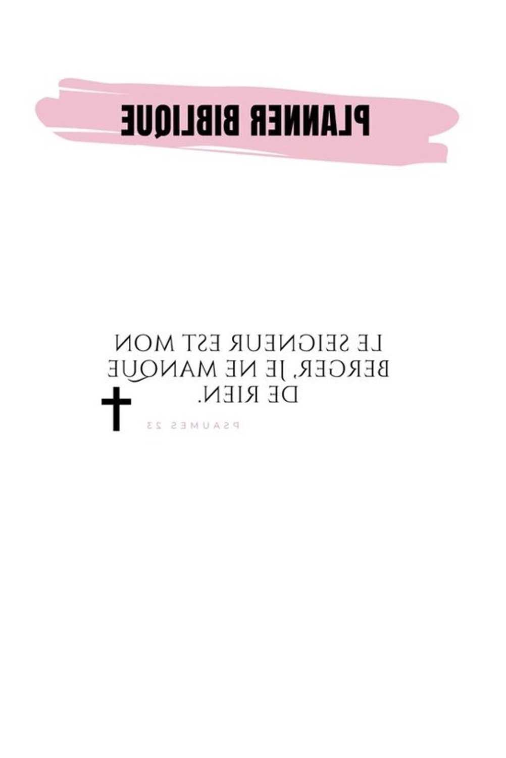 Planner voor bijbels - Meditatiedagboek - Bijbelstudie - Met kalender - 15 x 23 cm - Niet gespecificeerd