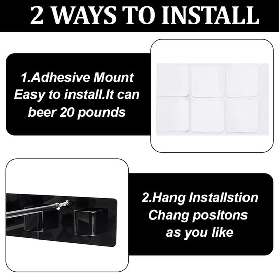 4 stuks acryl zonnebril organizer, wandgemonteerde glazen displayhouder zwarte bril opknoping organizer meerdere brillen rek voor brillen muur woondecoratie — afbeelding 3