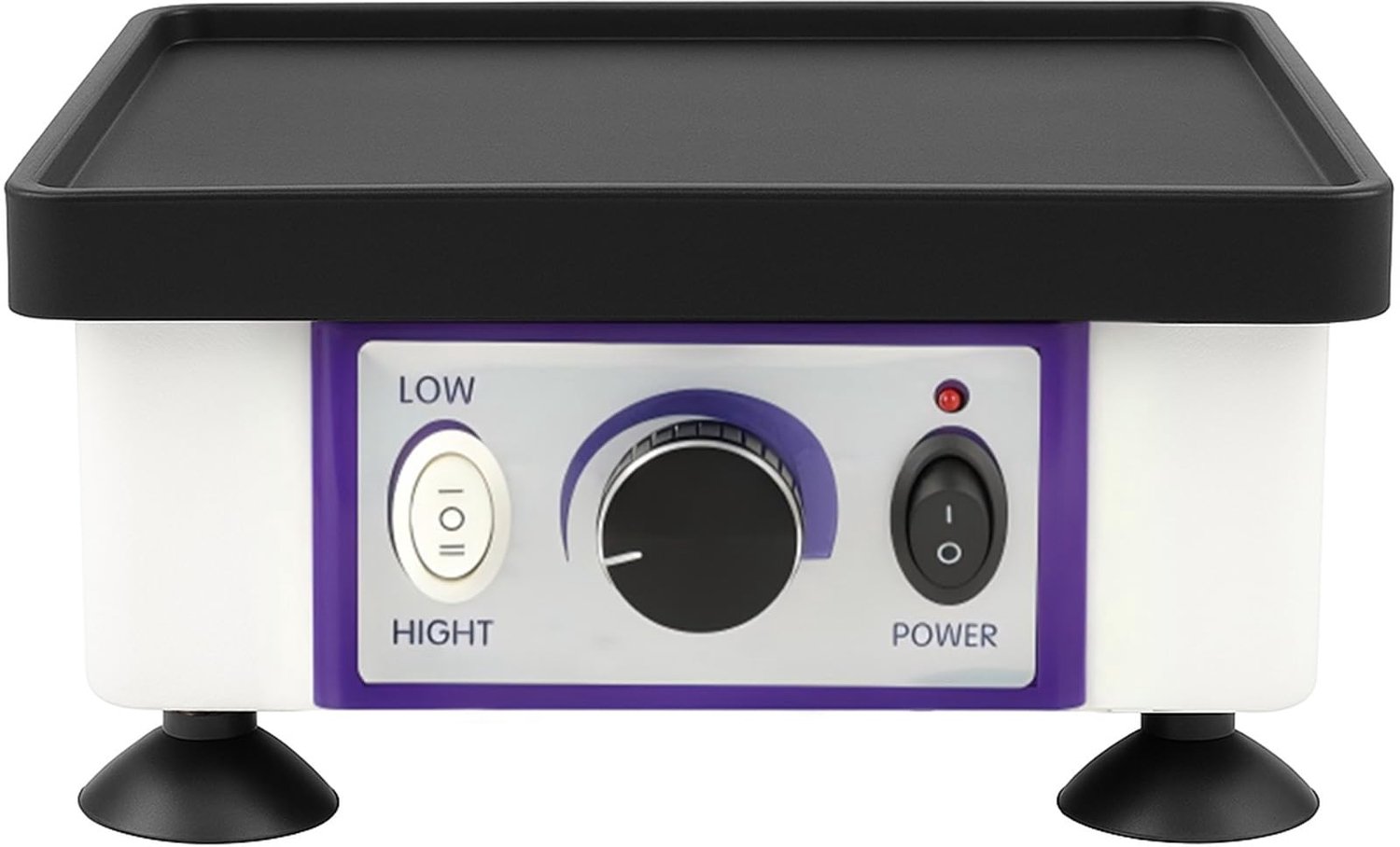 Trilplaat Voor Gips Elektrisch - 120 W Vermogen - 20,3 X 15,2 Cm Afmeting - IJzer Materiaal - Paars Kleur - Laboratorium Oscillator