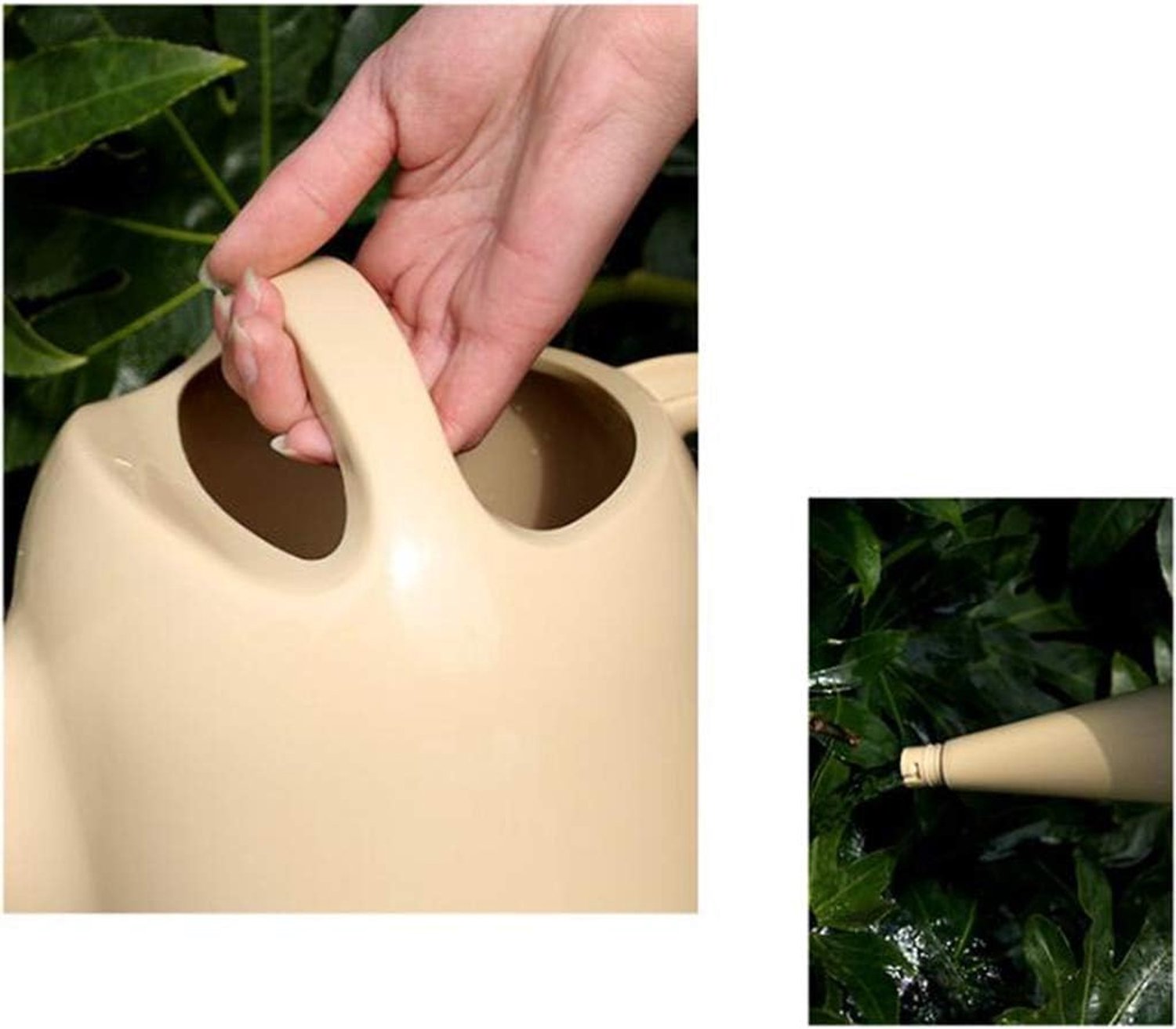 Plastic gieter planten sprinkler tuin buiten gemakkelijk te gieten ArmyGreen2