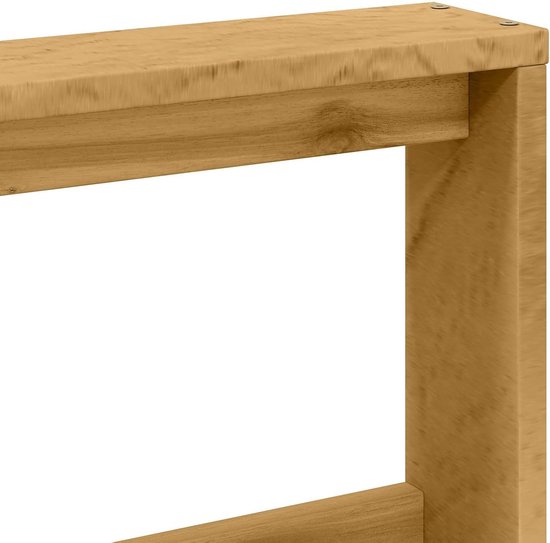 2 Stuks Buiten Bankenset Polyester Wit Beige Massief Acaciahout Weerbestendig Tuinmeubelen Modulair Ontwerp voor Terras Balkon met Kussens Inclusief 110kg Draagkracht — afbeelding 3