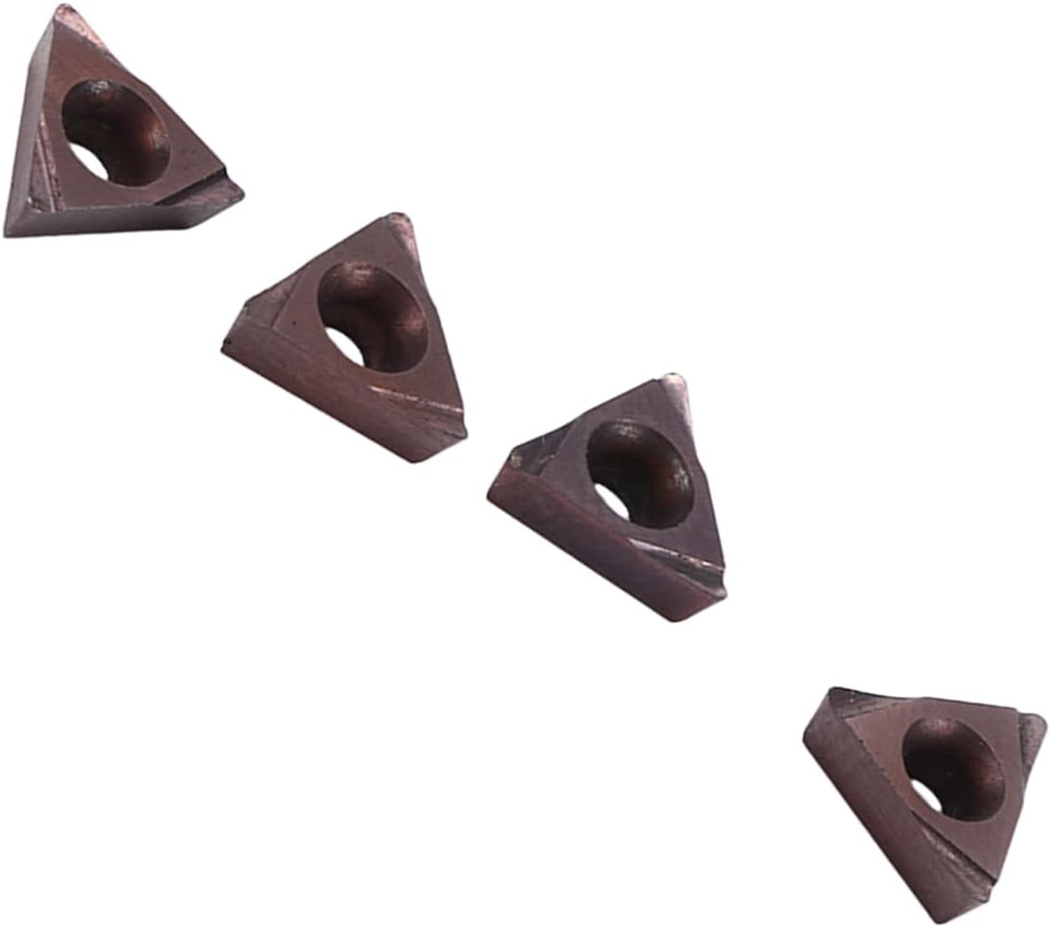 Draaigereedschappenvoor houten draaibank Fictory Houtdraaibank Draaien Inserts 4 stuks, Compact Afschuinblad, Indexeerbare Draaibank Gereedschappen, Praktische Draaigereedschappen, 5cm Lengte