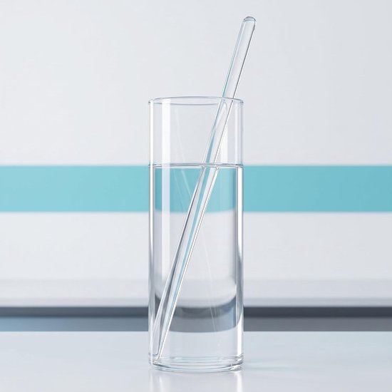 25 Stuks Hittebestendige Borosilicaat Glazen Roerstokjes Dik Herbruikbare Roerstokken voor Labo Chemie Thuisexperimenten — afbeelding 3