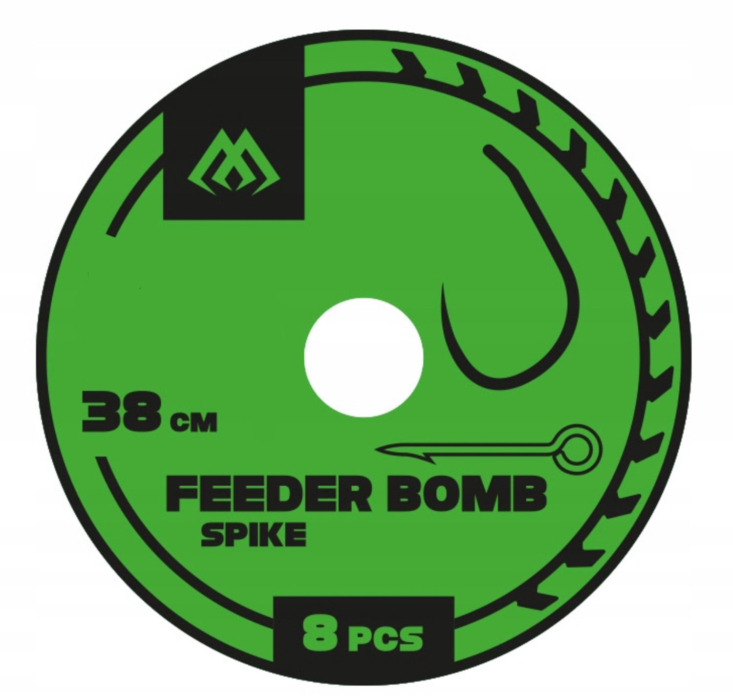 Mikado Feeder Bomb Onderlijn met Naald - Haak #12 - 0.18mm Lijn
