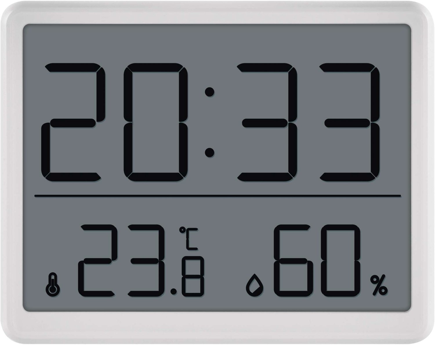 EMOS Digitale thermometer met vochtmeter, draadloze sensor, wekker, datum, E6210