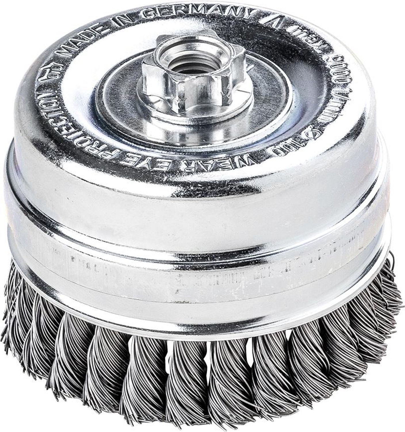 Lessmann Zopftopfbürstel Ø80 mm VA 9.000 min-¹ - 486217