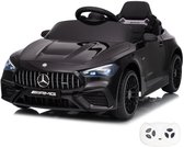 Mercedes-Benz CLE53 AMG 12V Elektrische Kinderauto 1 tot 5 jaar – Officieel Gelicentieerd met Vernieuwde Li-ion Batterij – Luxe Coupé met Synthetisch Leder Zitje, EVA-Wielen & Bluetooth – Zwart