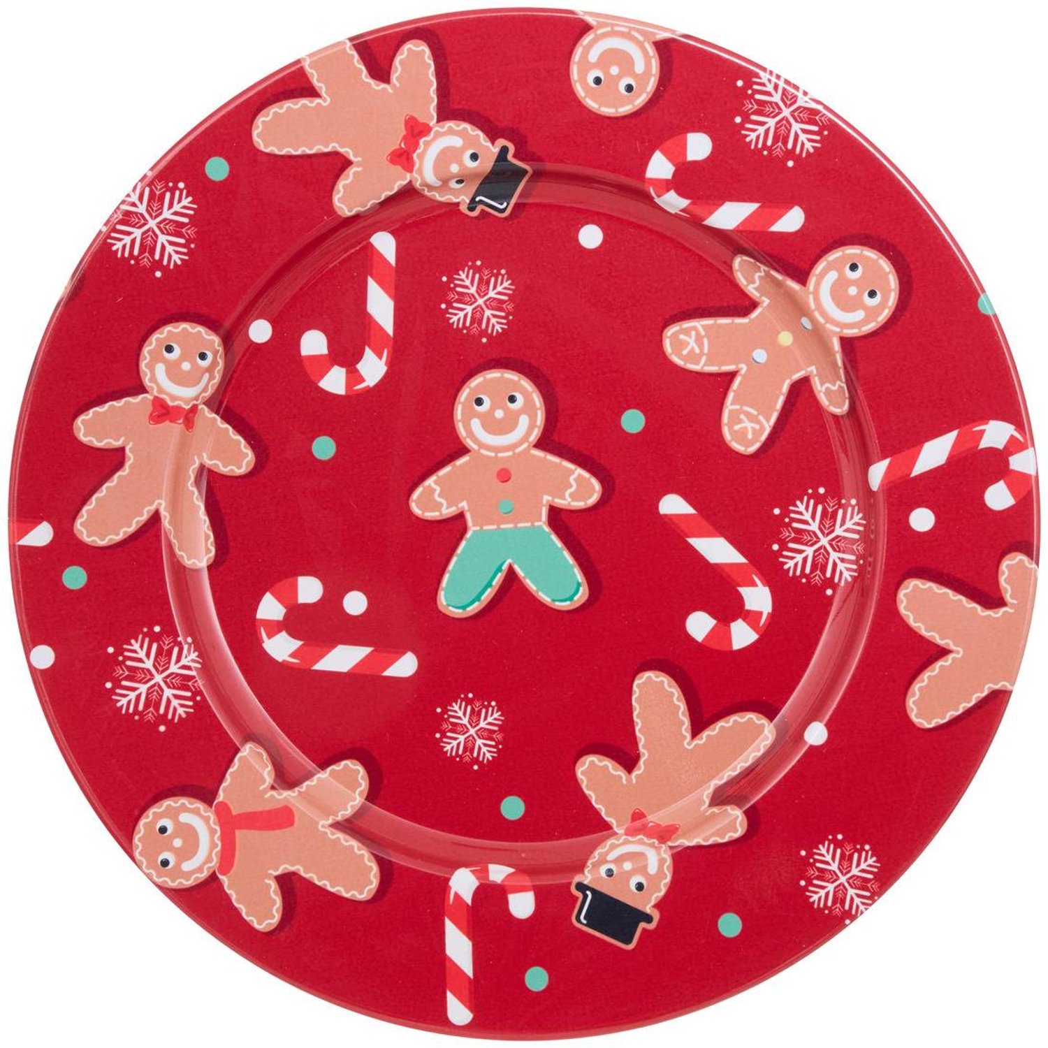 Assiette de présentation de Noël en métal