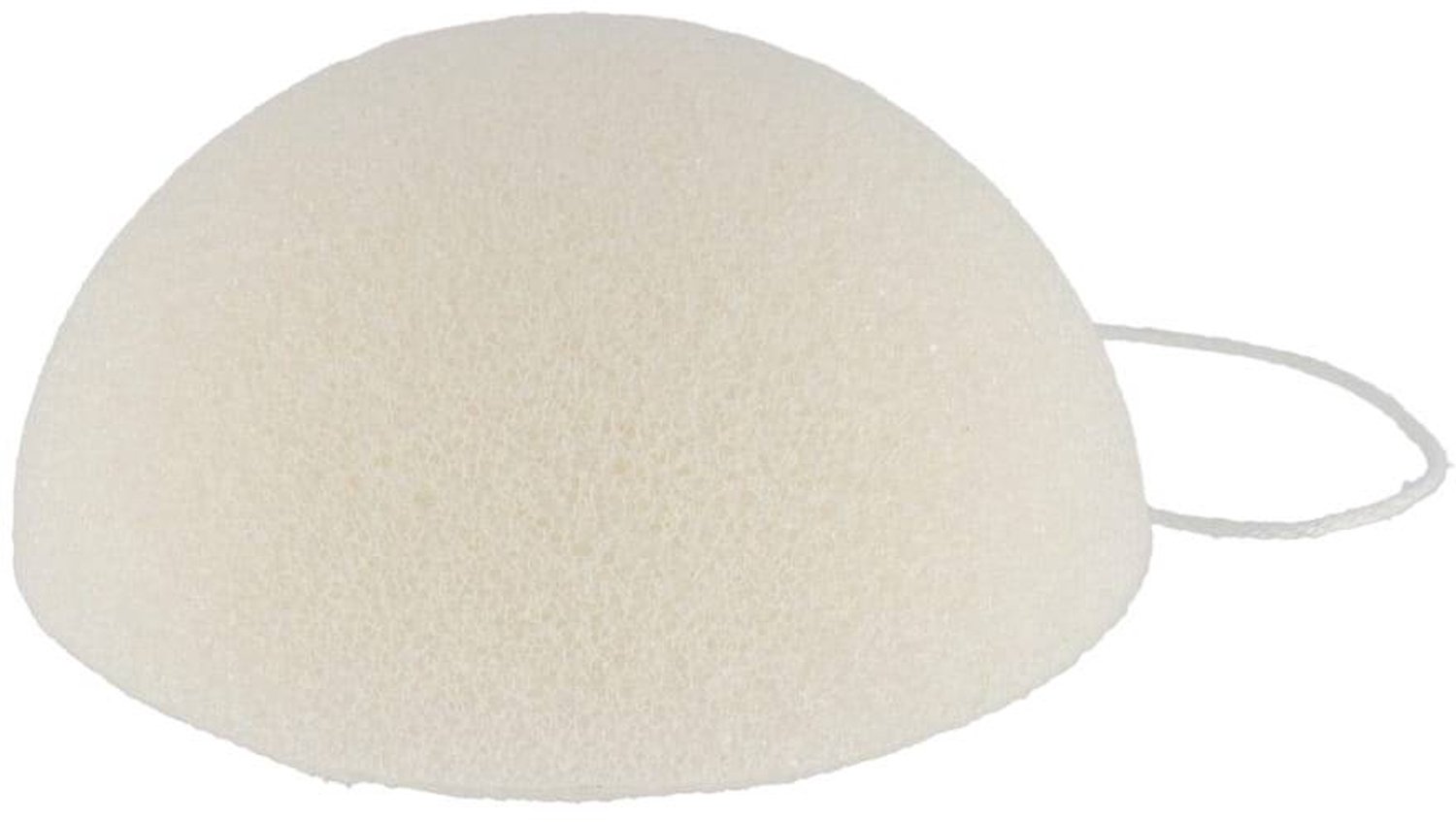 Éponge konjac forme ronde blanc