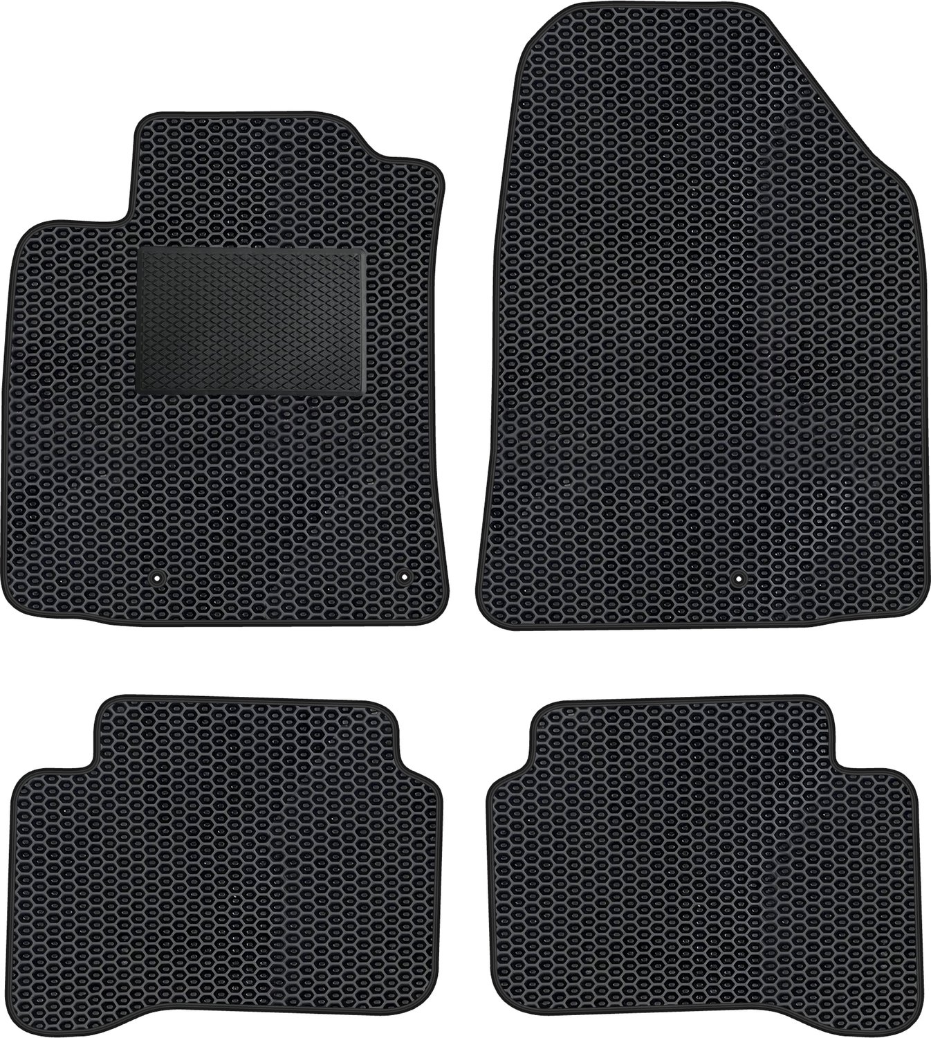 HY035_EVA_POD - Auto-accessoires - Compleet set EVA-autovloermatten voor Hyundai Ioniq 2016-2022 - Met extra versterking
