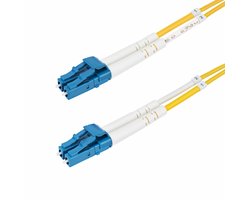 StarTech.com 5m LC naar LC (UPC) OS2 Single Mode Duplex Glasvezel Kabel, 9/125µm, Laser Optimized, 100G, Flexibel Buigen, Low Insertion Loss, LSZH Fiber Patchkabel