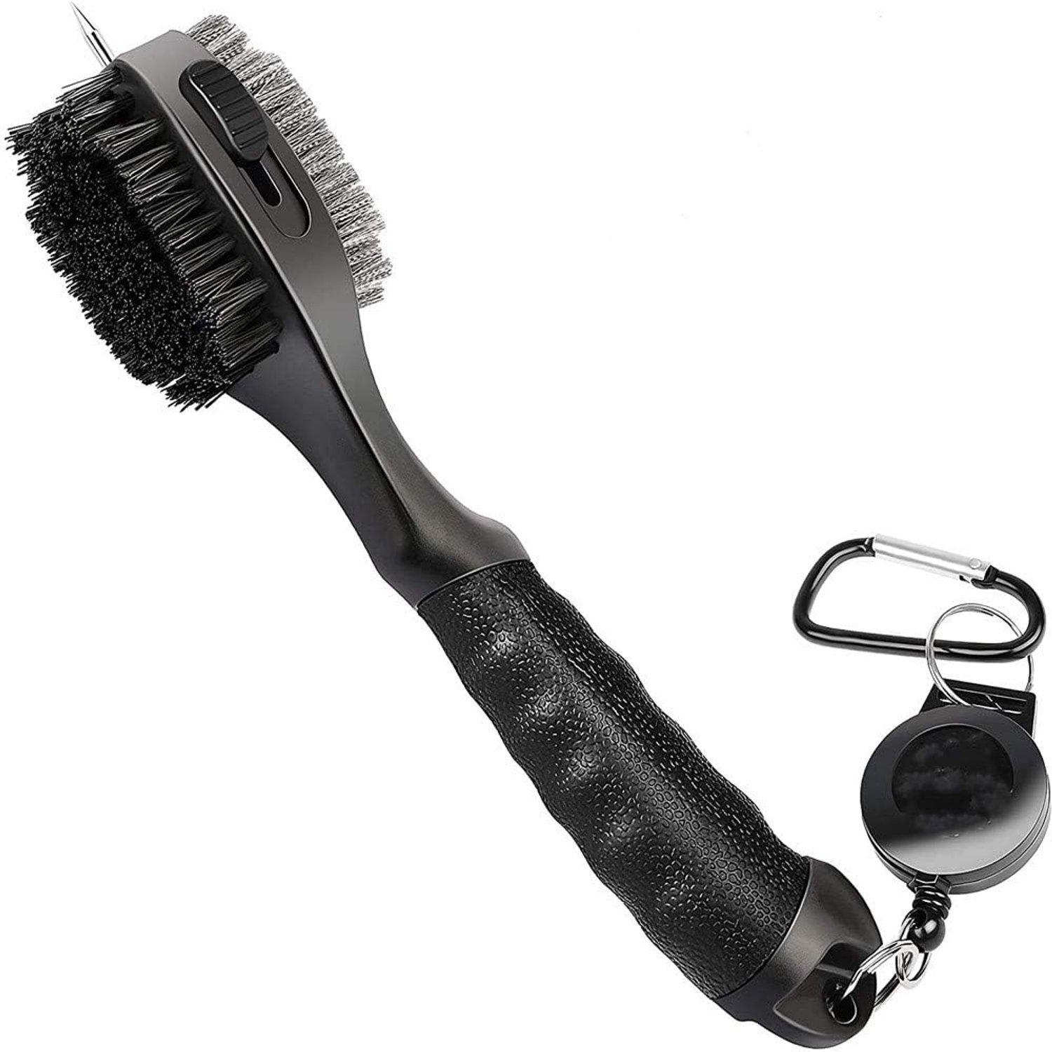 Golfclubborstel - extra grote borstelkop - rubberen grip - voor het schoonmaken van groeven - Homevero
