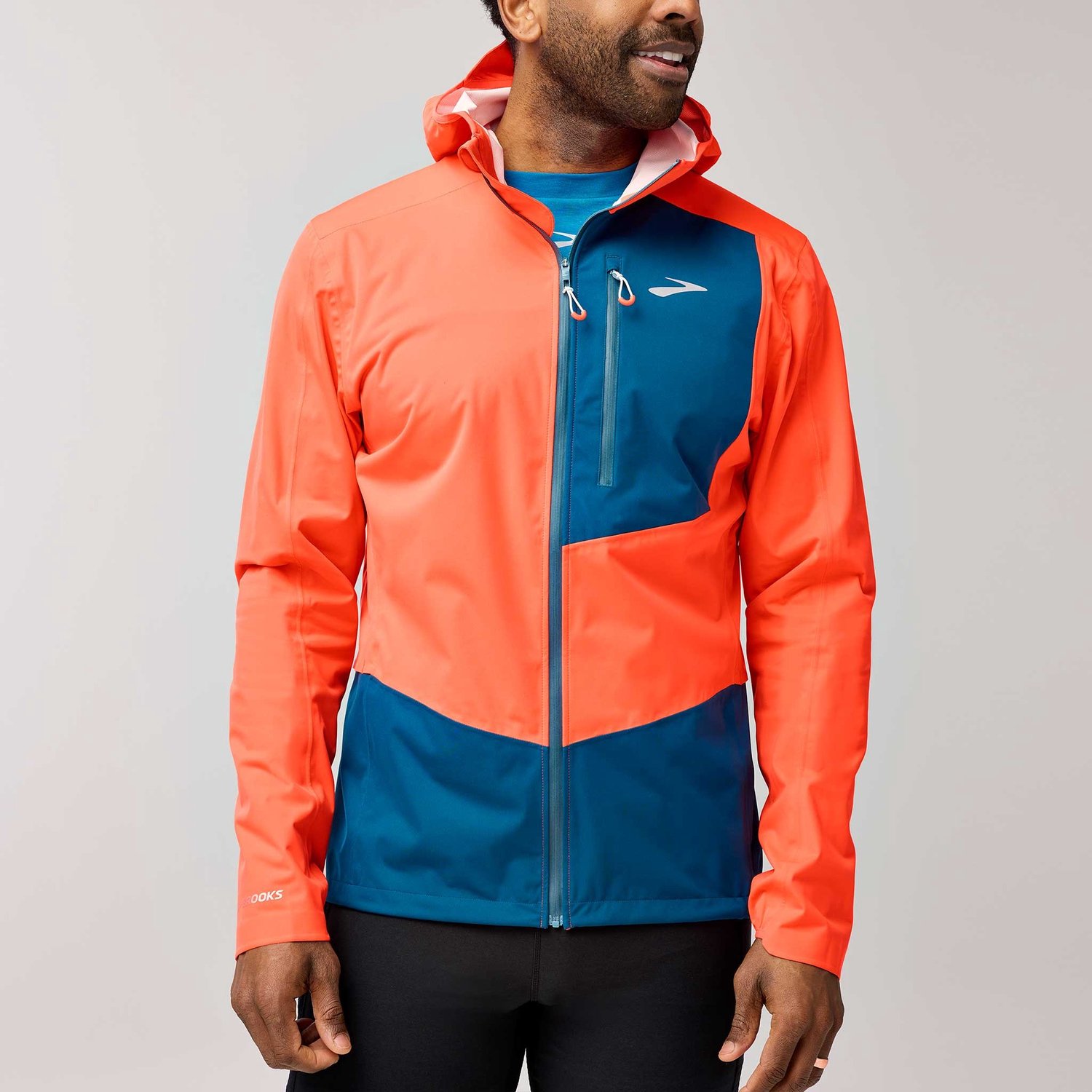 Brooks High Point Hardloopjack Waterdicht Oranje