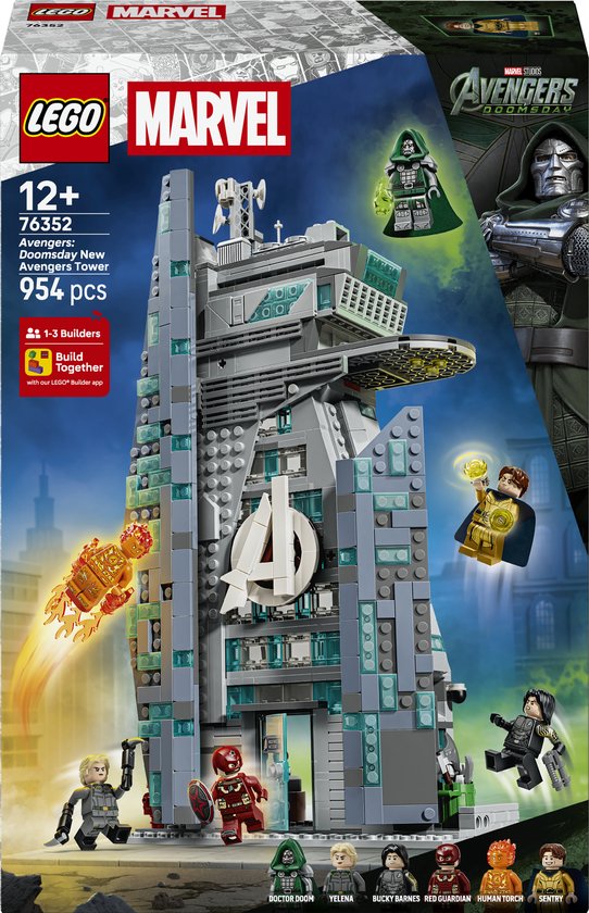 Lego Marvel Avengers Doomsday New Avengers Tower 76352 doos