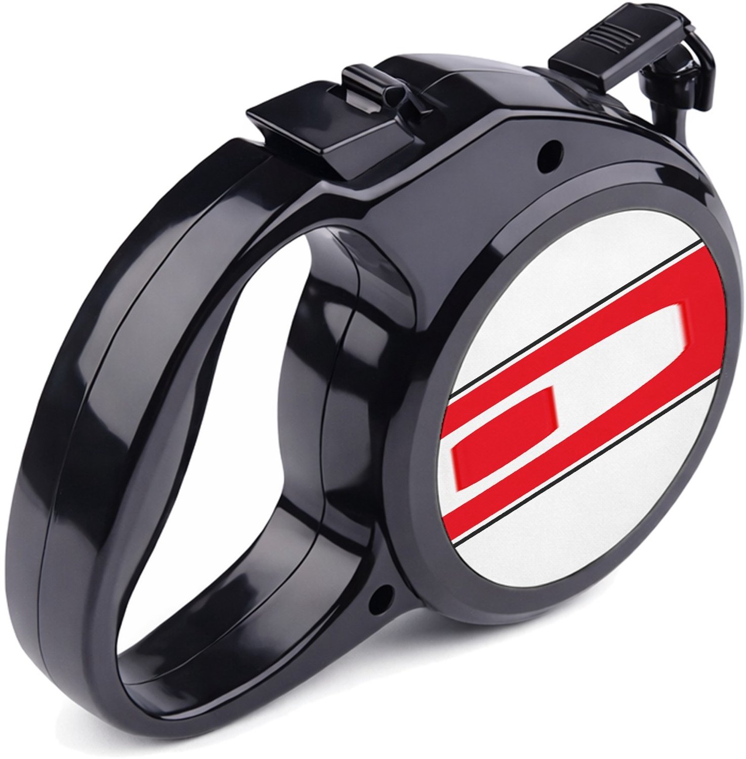Mr Cadeautjes Hondenriem 5 m - design Een sportieve complimentenprint met een centraal getal of sy | cadeau