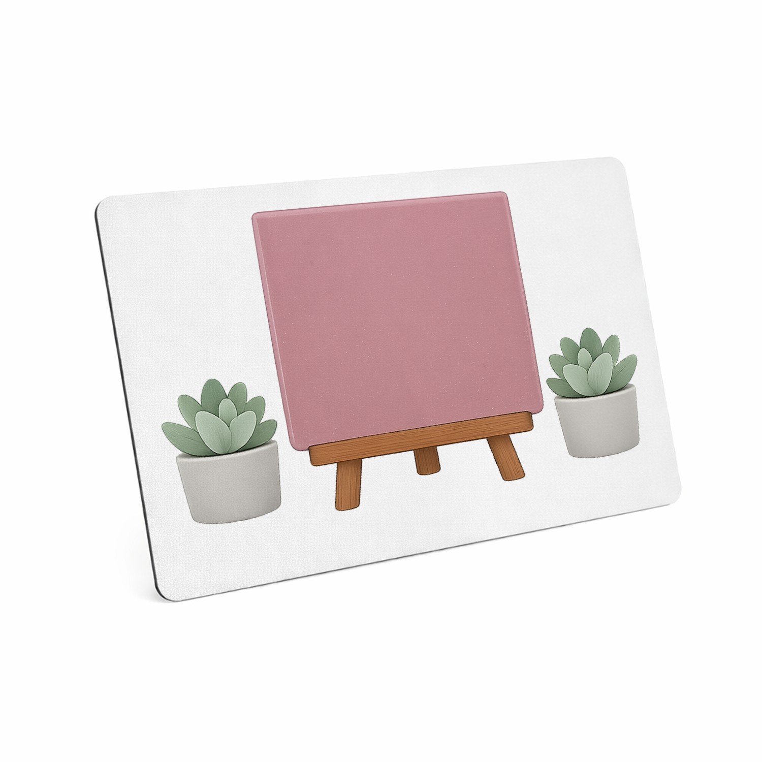 Mr Cadeautjes MDF magnetische fotolijst 28 x 19 - design Een compacte affirmatie op een kleine posterachtige tegel me | cadeau Wit