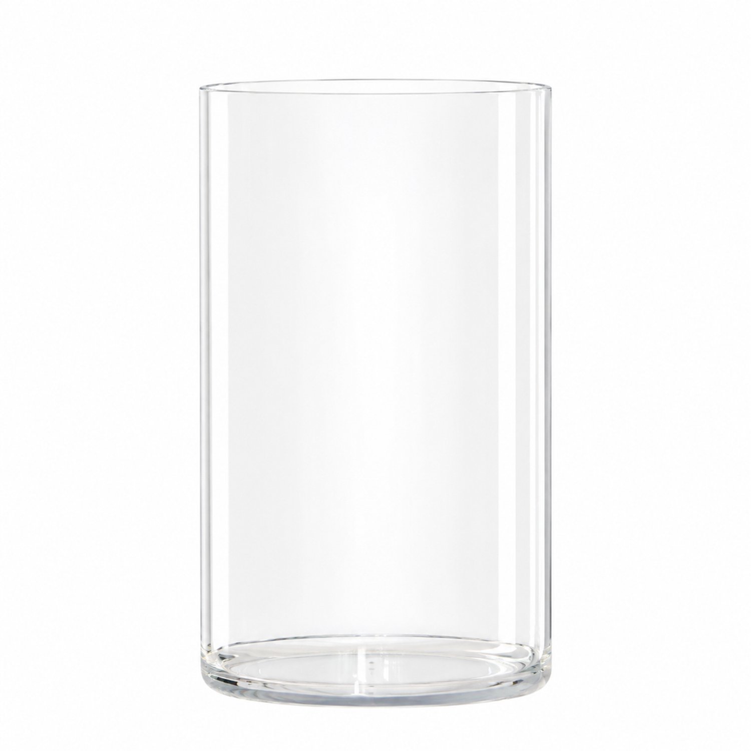 SWGOTA Transparante acryl cilindervaas - diameter 25 cm, hoogte 30 cm - voor bloemschikken en snijbloemen