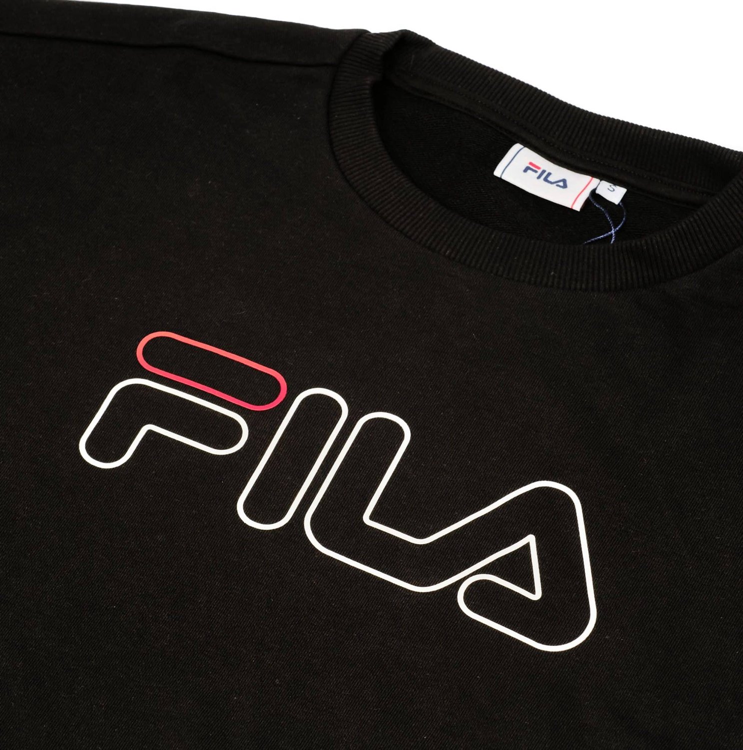 Fila Sitges crew sweat FAW0333-80010 Sweater dames L Zwart