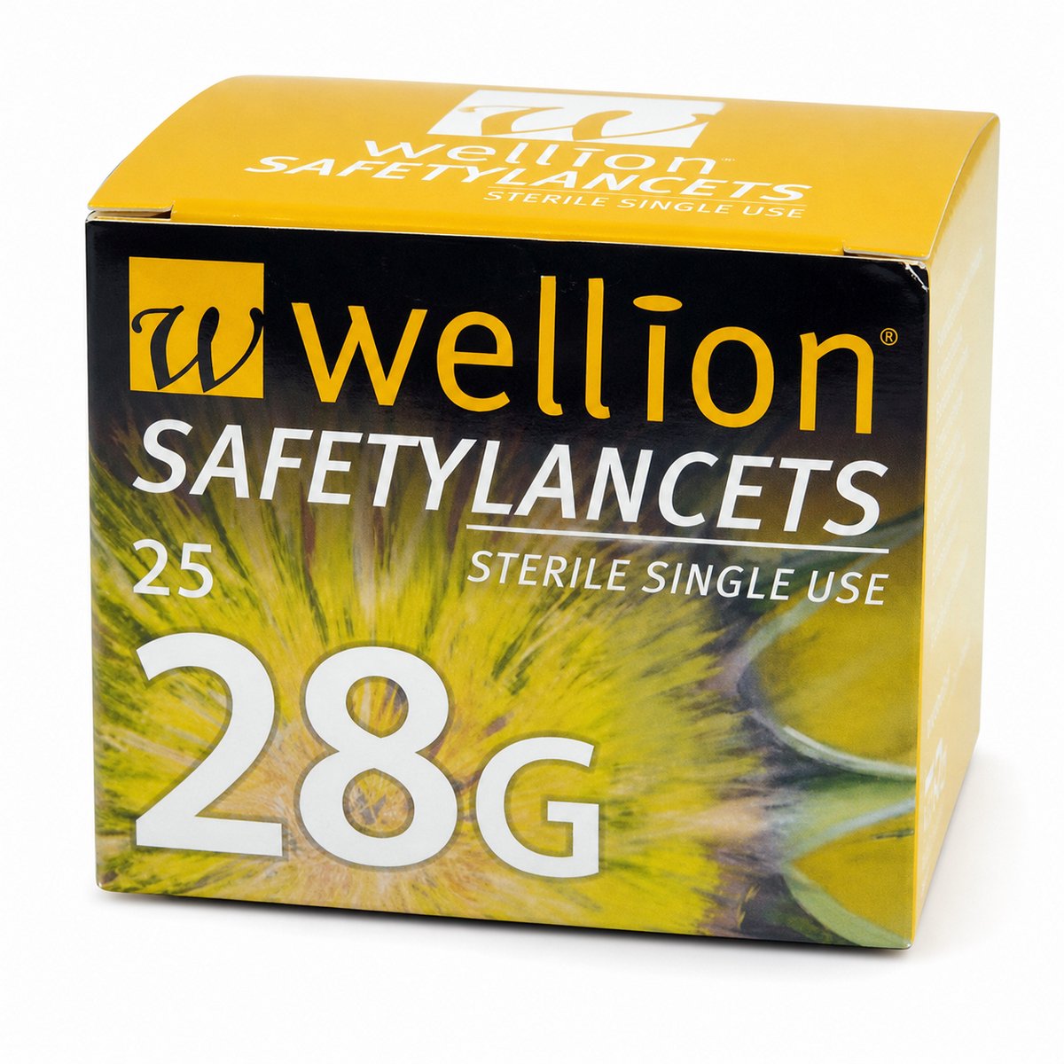 Wellion 28G Veiligheidslancetten 25 stuks