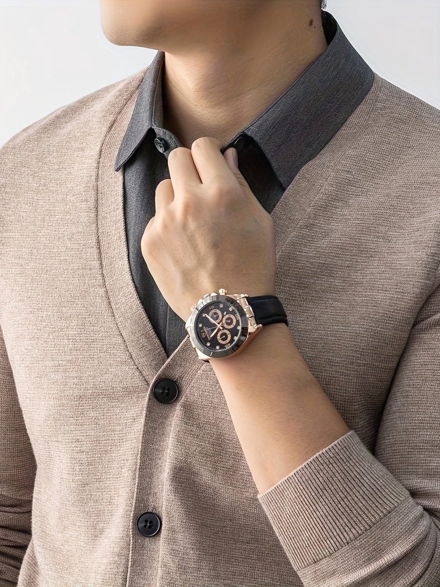 Currero Cardigan Heren Vest Mannen Met Knopen Volwassenen Warm Gebreid Vest Kameel Geel