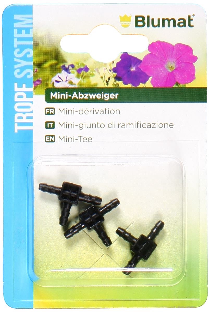 Blumat mini-vertakking 3-3-3 mm set van 3
