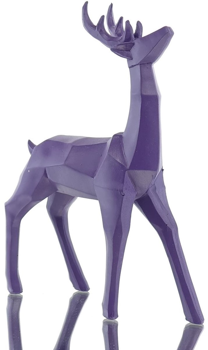 Riffelmacher Kerstdecoratie Design-Hert Lila 18x25,5cm
