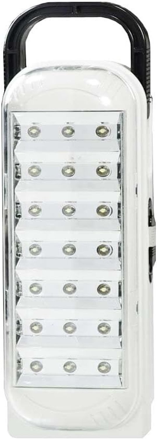 Draagbare Noodlamp - Wit - 17 x 6 x 5 cm - Oplaadbare Lamp met 21 LEDs - Voor Thuis en Buiten