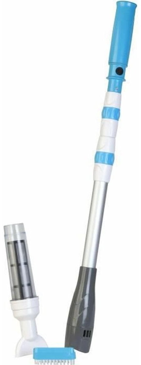 Elektrische Zwembadstofzuiger - Blauw - Draadloos - Telescopisch Handvat - Voor Zwembaden tot 65 m3