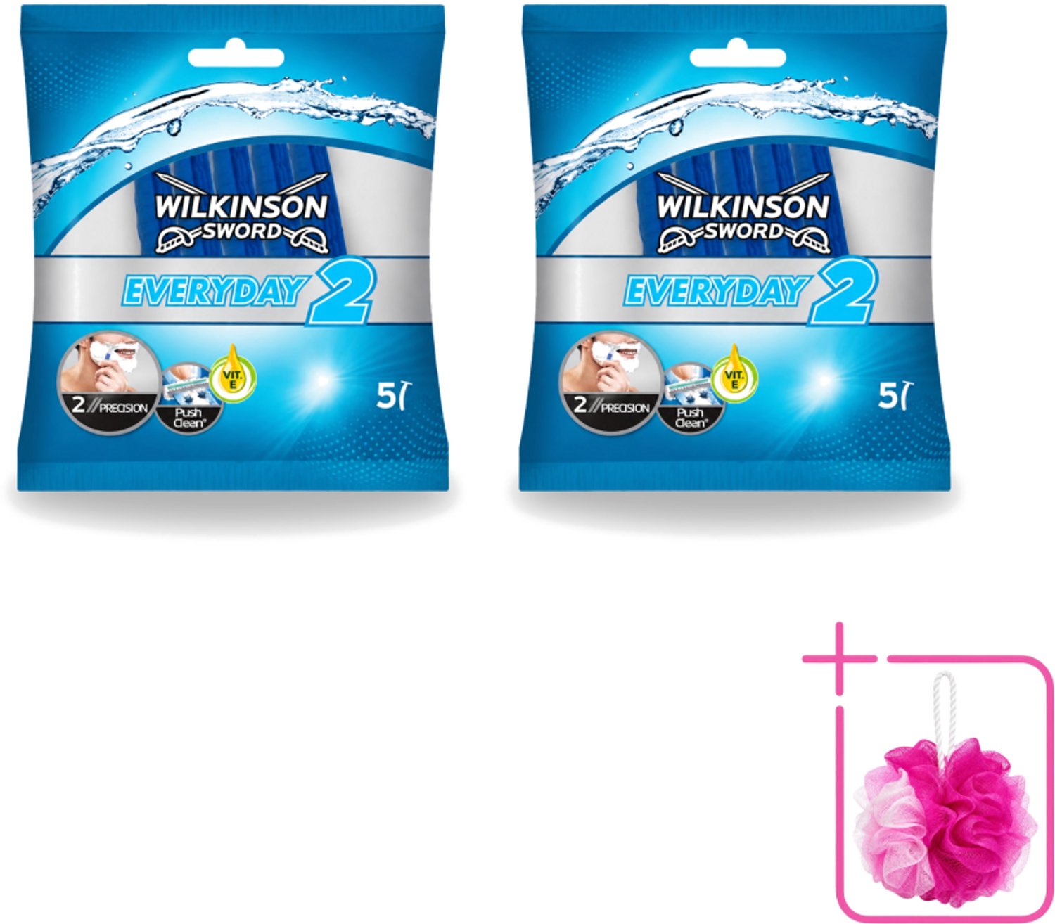 2 x Wilkinson Sword - Wegwerpscheermesjes - 5 Scheermesje - Bulkverpakking - Scheermesje - Wegwerpscheermesje