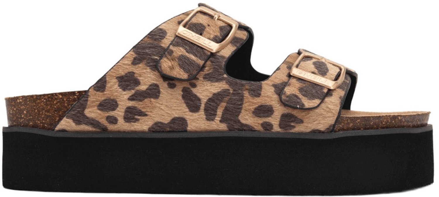 O’Neill Sandy Platform Slider Dames Klompen Beige