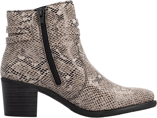 Rieker Enkellaarsjes - Dames - Beige - Maat:37