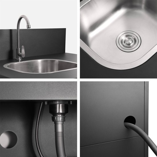 sweeek - Buitenkeuken 3 modules van staal - thira van Sweeek — afbeelding 3