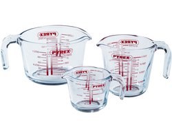 Maatbeker, Set van 3 Stuks - Pyrex | Classic Prepware