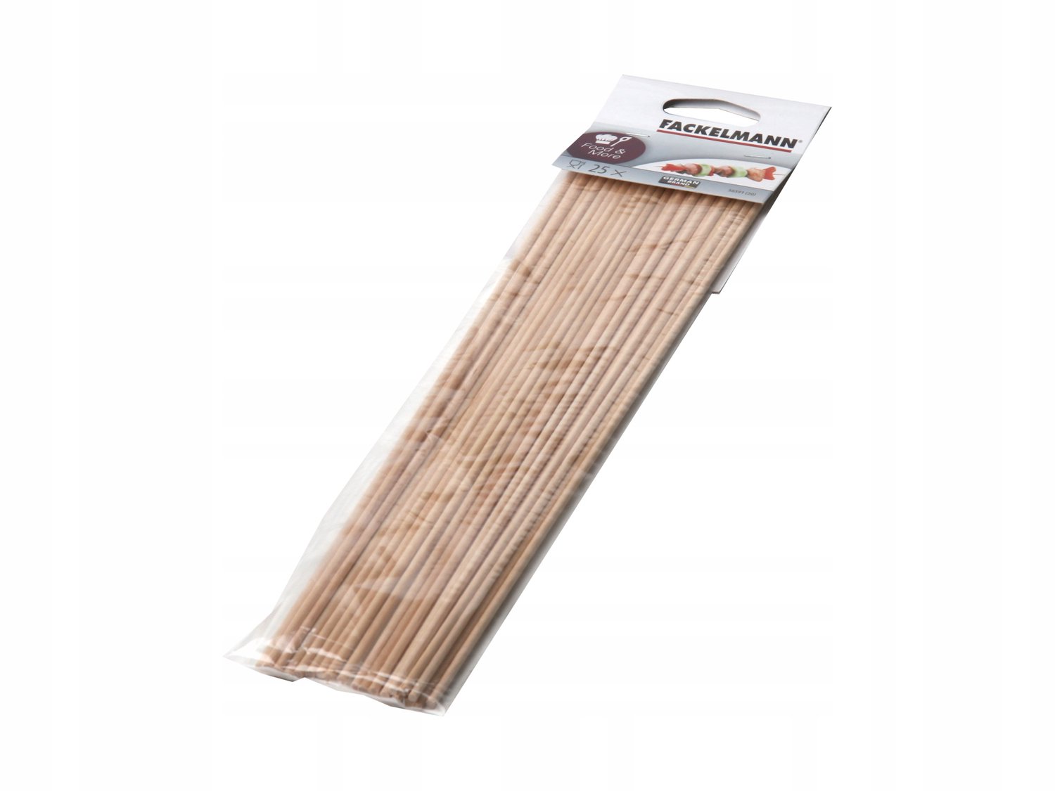 Fackelmann Satéprikkers 30 cm - 25 Stuks Houten Spiesjes