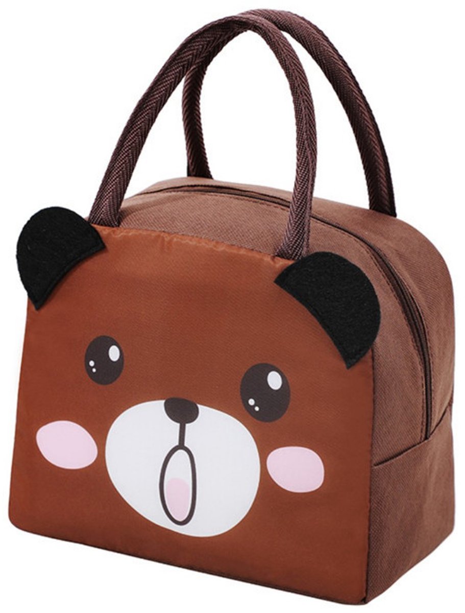 Lunchbox - 23*14*19 cm - Geïsoleerde lunchtas van Oxford-stof voor kinderen - Bedrukte lunchbox - Handtas - Geïsoleerde lunchtas - Lunchtas van aluminiumfolie - Draagbare geïsoleerde tas voor kamperen - Herbruikbaar