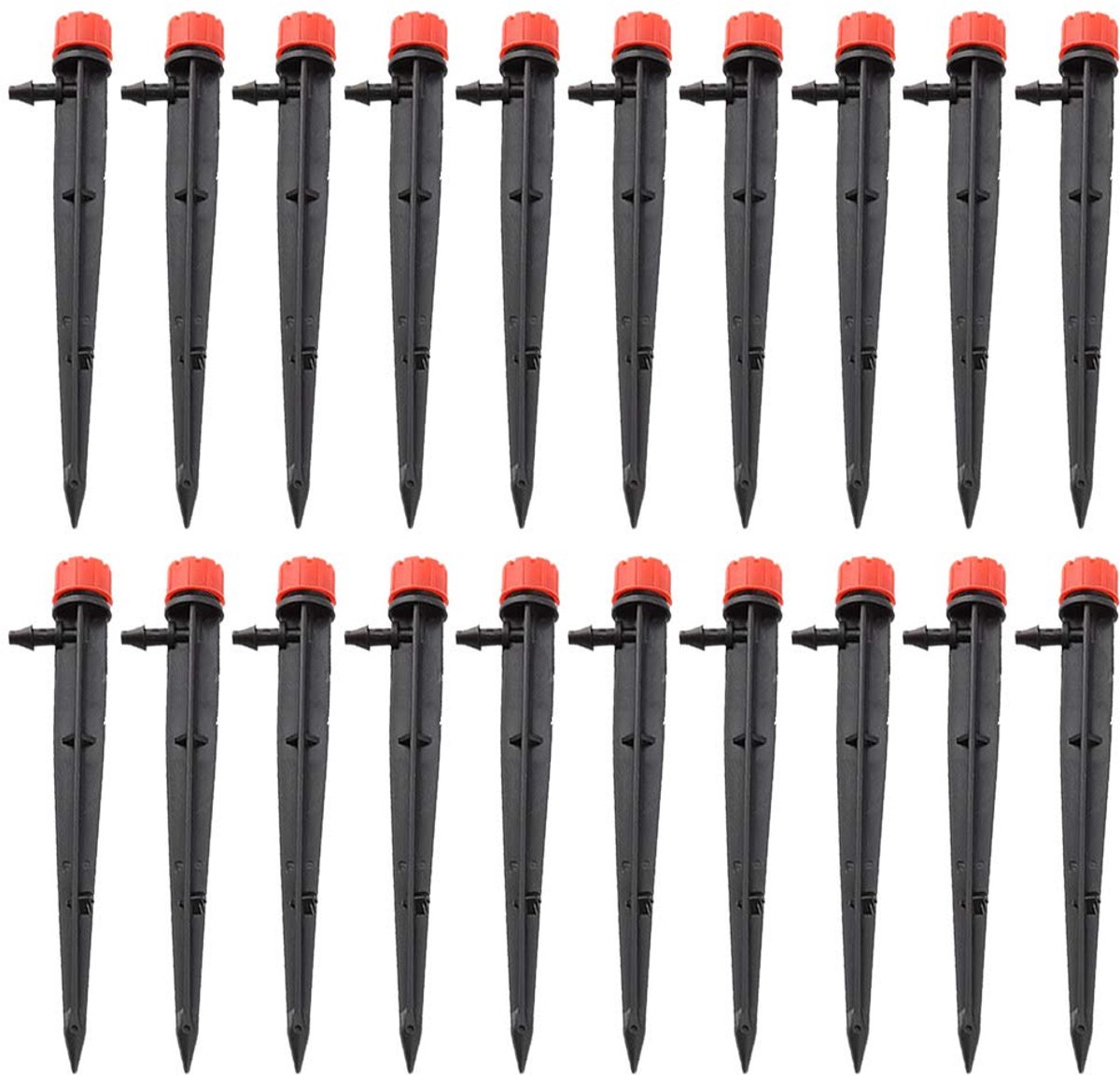 20 Stks Tuin Sprinkler Druppelaar, 8 Water Drip, Verstelbare Druppelirrigatie Kits, voor Moestuinen Bloembedden