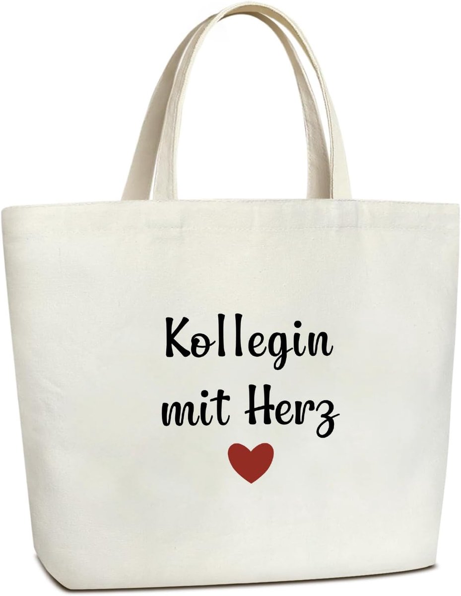 Draagtas, grote katoenen tas, shopper, tote bag, stoffen tas, boodschappentas, handtas, geschenken voor mama, oma, zus, collega, gepensioneerde, leraar, opvoeder voor verjaardag, Kerstmis
