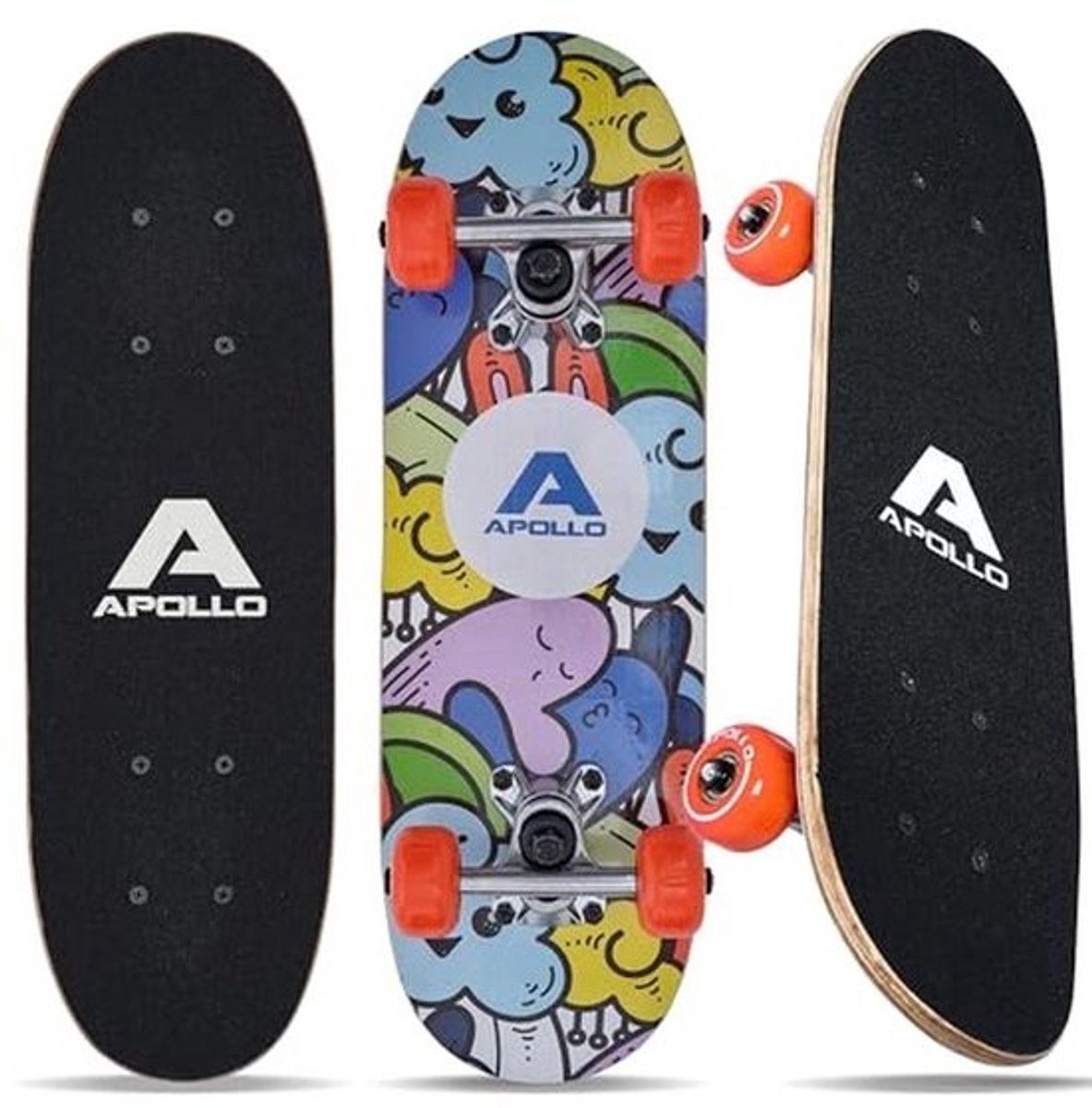 Kinderskateboard met ABEC 3 lagers en aluminium assen - Compleet en gebruiksklaar