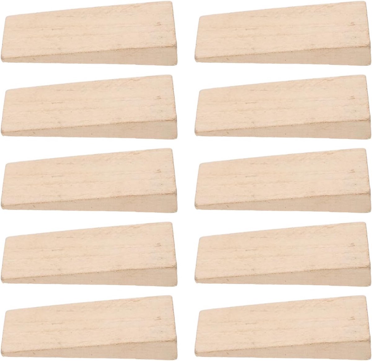 10 stuks houten wiggen voor bijlsteel, greepwigset voor bijlreparatie en hamergreepreparatie, houten gereedschapswig voor vaste bevestiging, onderhoudsaccessoires