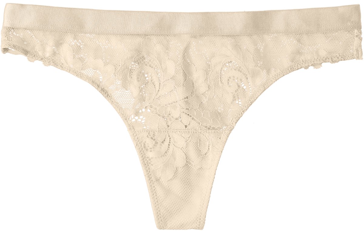 Esotiq Lynn - Damesstring - Beige - Maat S