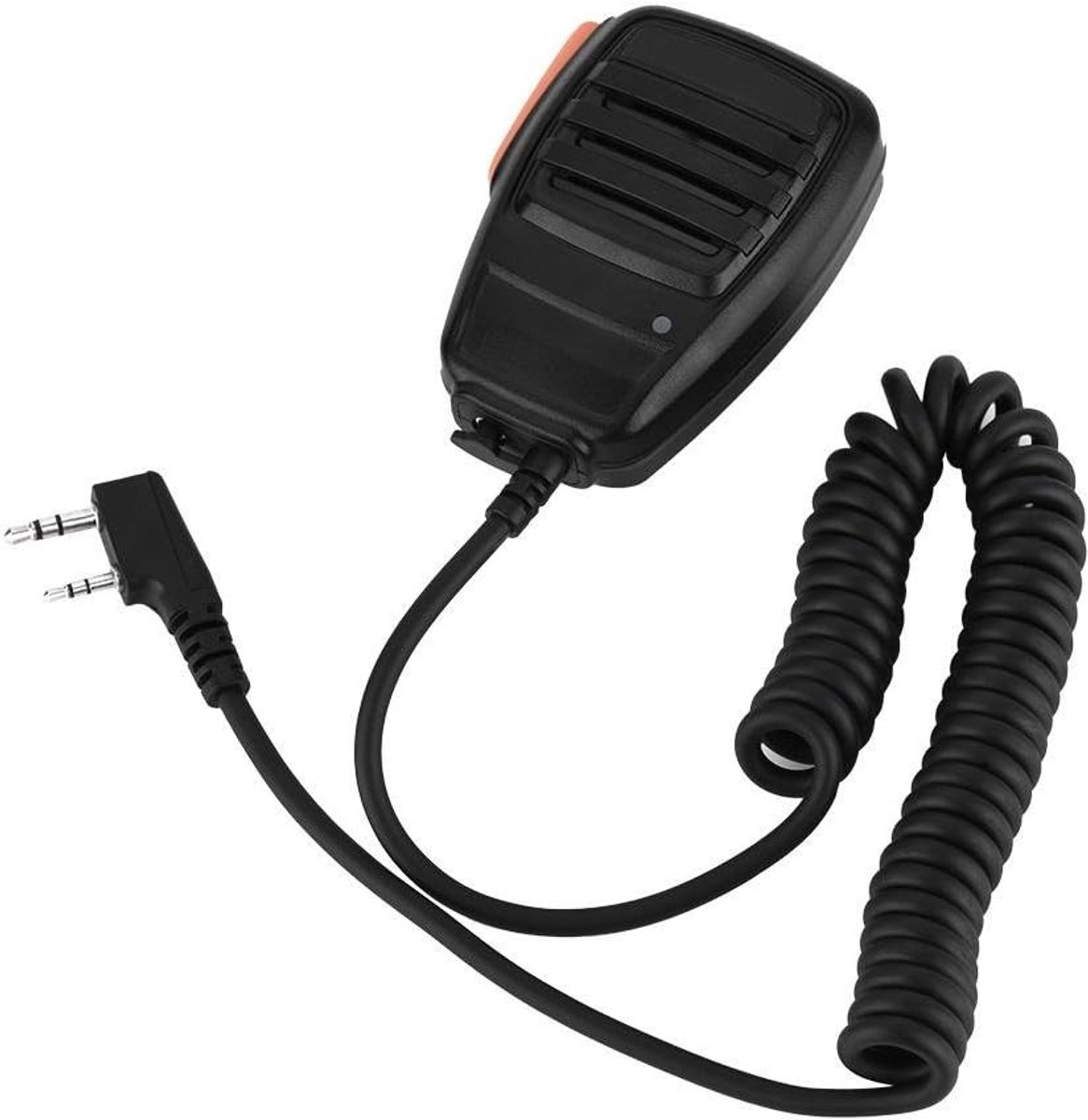 Draagbare 2-Pin Walkie Talkie Speaker Microfoon met Achterclip voor Communicatie en Geluidskwaliteit