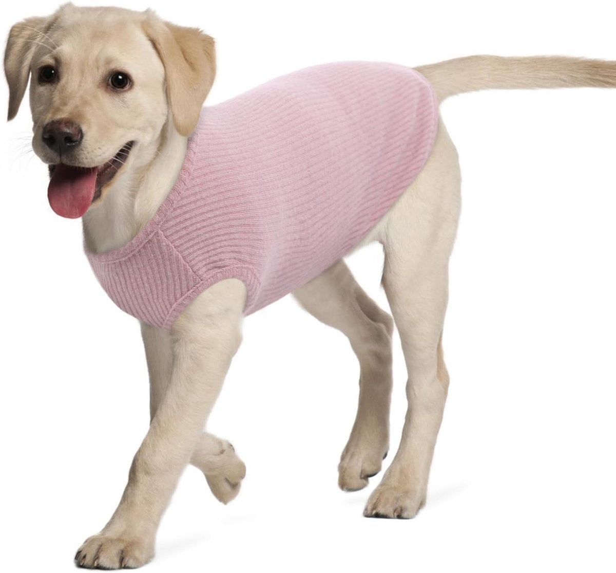 Hondenhemd voor kleine honden katten en huisdieren gestreept T-shirt zomer cool vest, puppy basic tanktop zacht katoen Chihuahua kleding voor Doggy Girl Boy (XL, roze)
