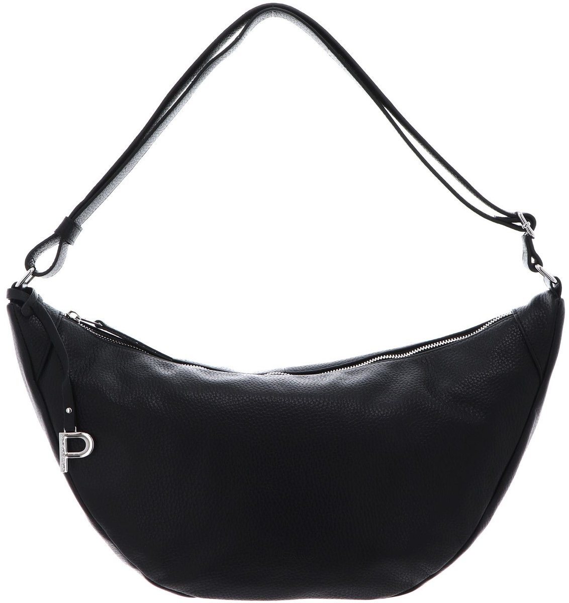 PICARD Leren schoudertas Pure Crossbag Black zwart